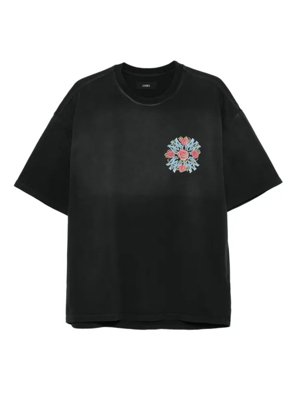 AMIRI 4G LOGO BLACK T-SHIRT