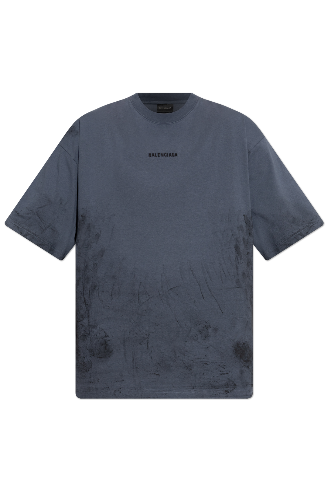 BALENCIAGA WASHED GREY T-SHIRT