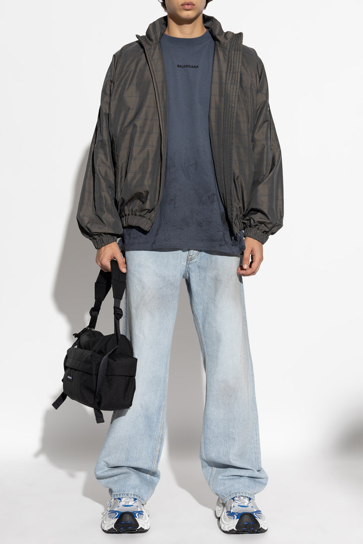 BALENCIAGA WASHED GREY T-SHIRT