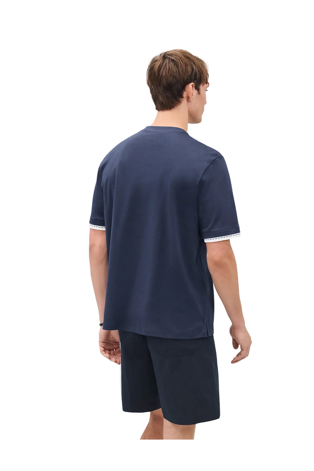 HERMES NAVY BLUE SELLIER T-SHIRT