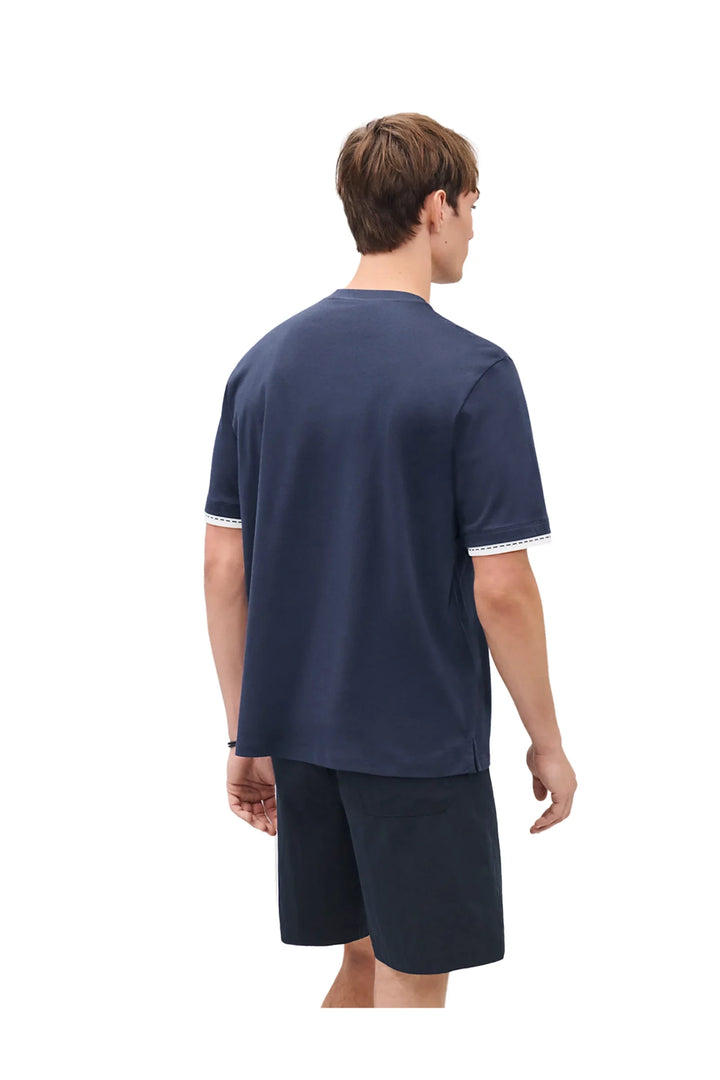 HERMES NAVY BLUE SELLIER T-SHIRT