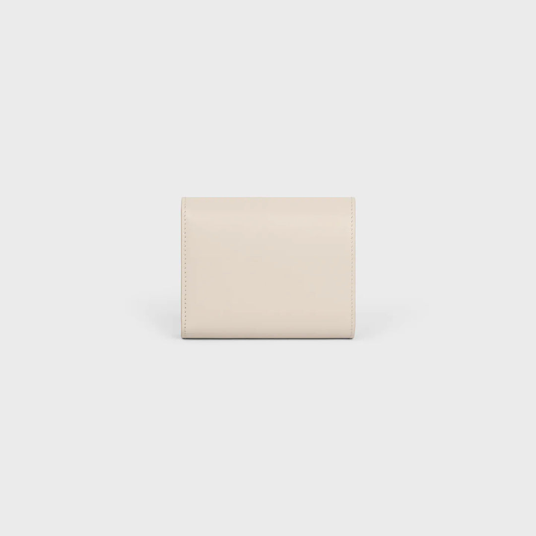 CELINE SMALL FLAP WALLET BEIGE