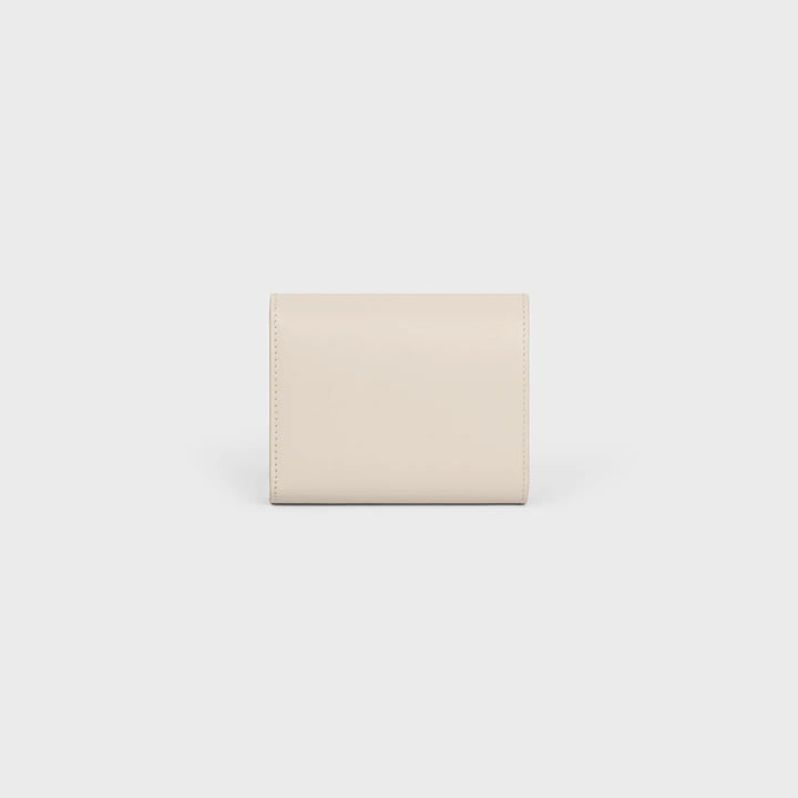 CELINE SMALL FLAP WALLET BEIGE