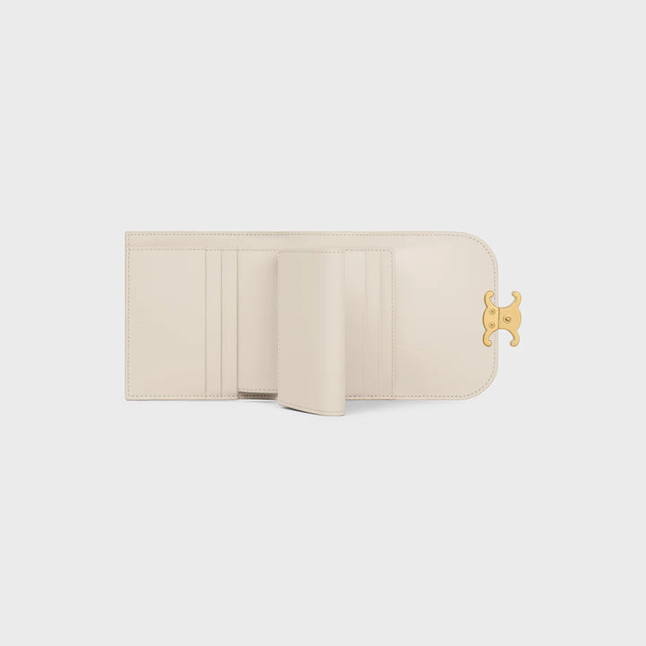 CELINE SMALL FLAP WALLET BEIGE