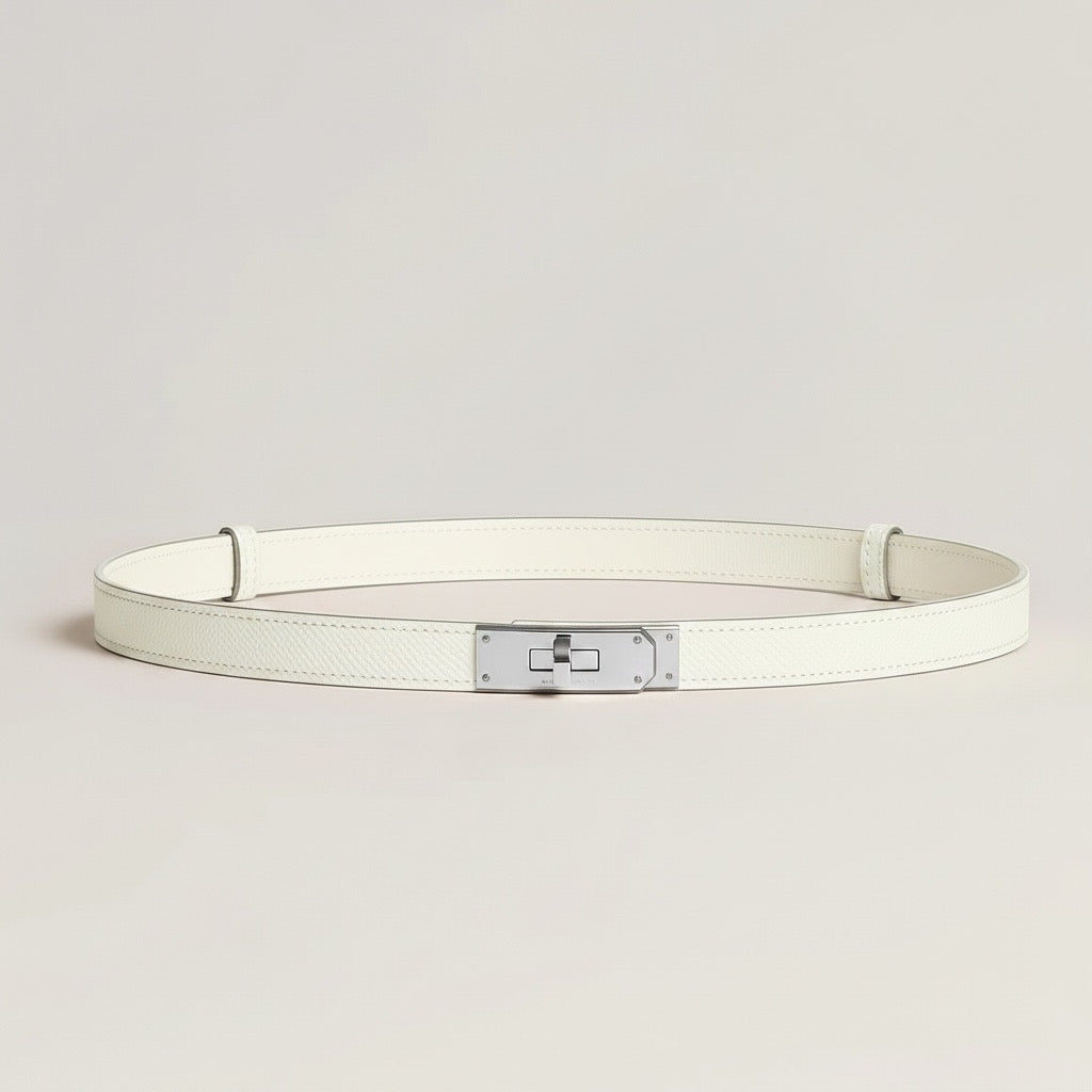 HERMES WHITE WOMEN BELT