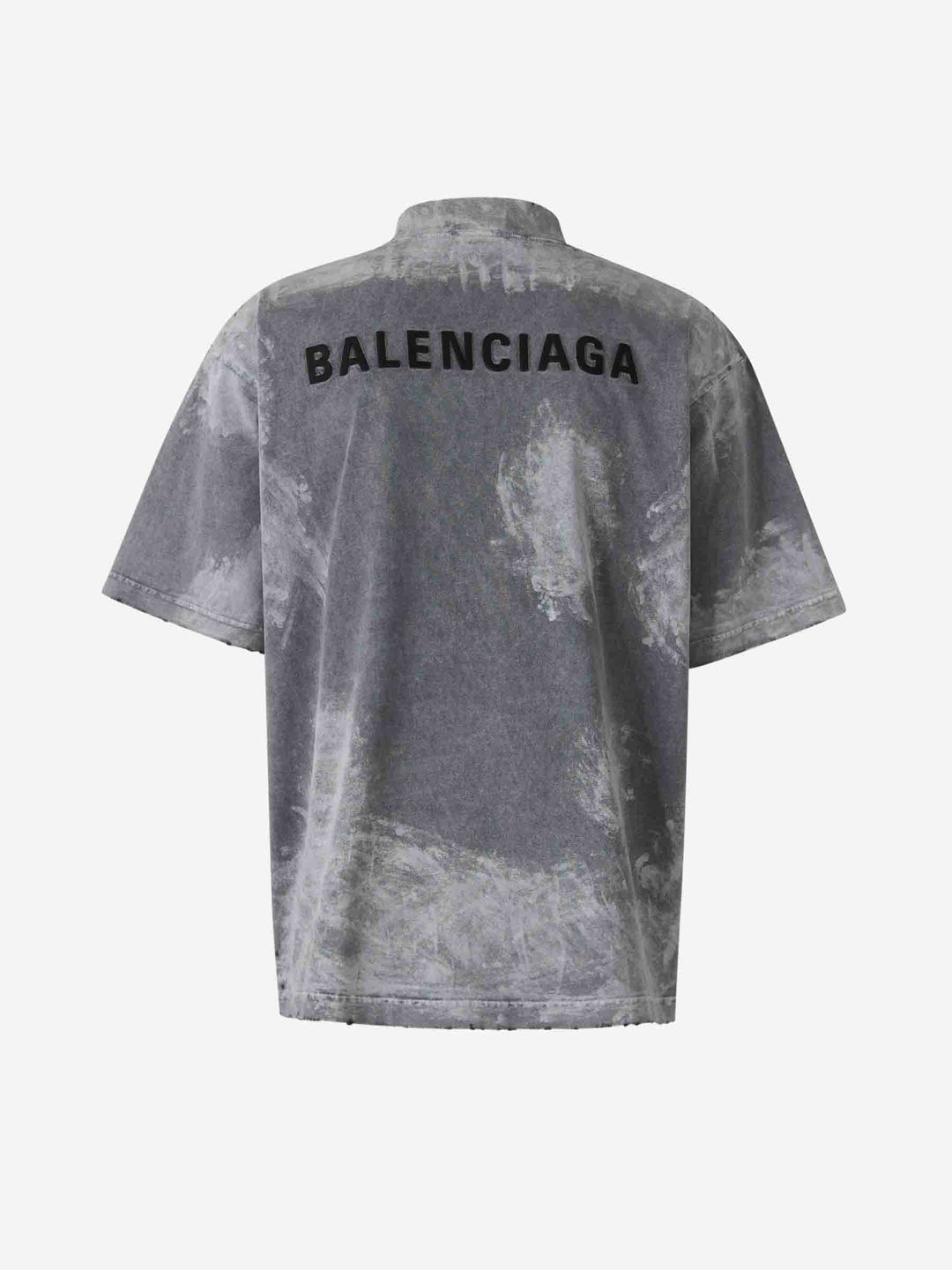 Balenciaga Grey Printed T-Shirt