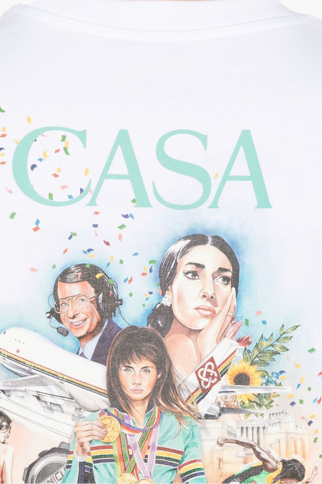 Casablanca White Men Cotton T-Shirt