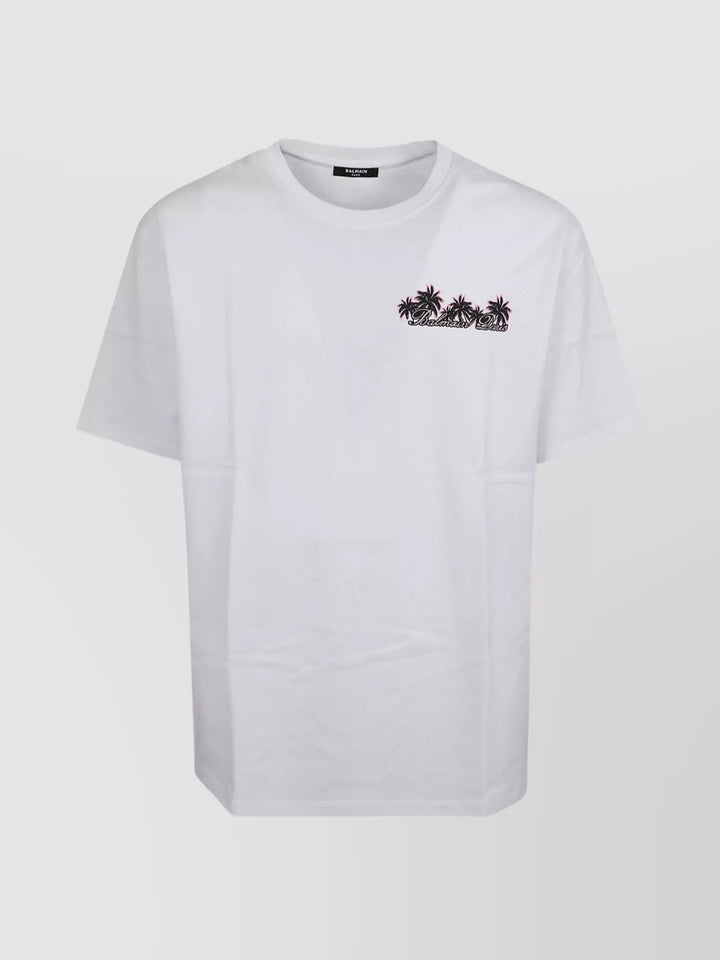 BALMAIN TROPICAL T-SHIRT