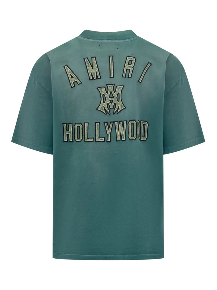 AMIRI HOLLYWOD GREEN T-SHIRT