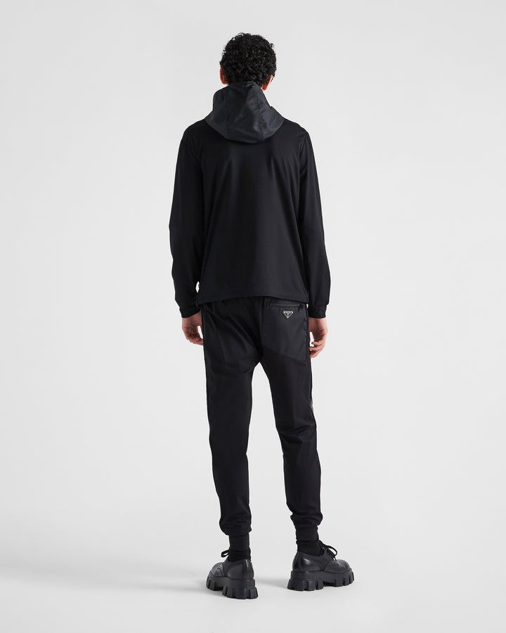 PRADA TECHNICAL BLACK PANTS