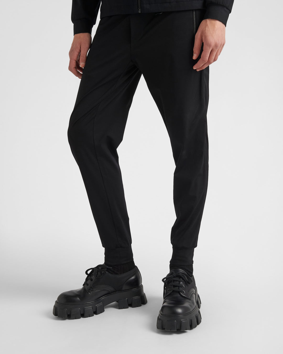 PRADA TECHNICAL BLACK PANTS