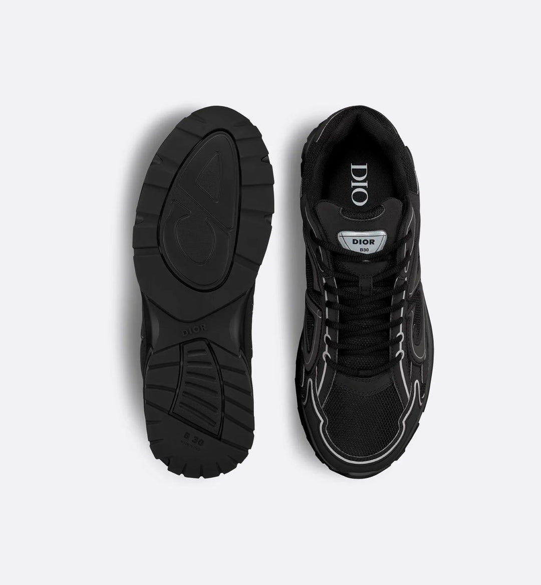 DIOR B30 TRIPLE BLACK SNEAKERS