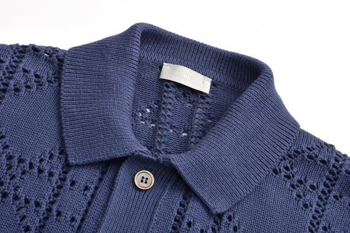 DIOR COUTURE NAVY BLUE SHIRT