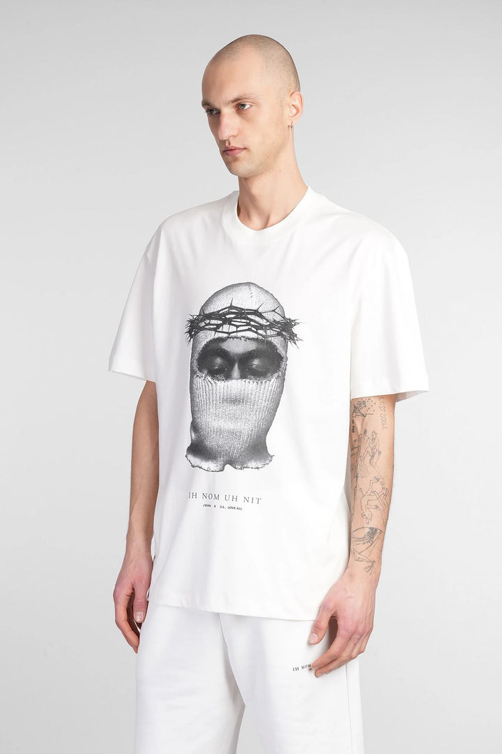 IH NOM UH NIT WHITE T-SHIRT MASK