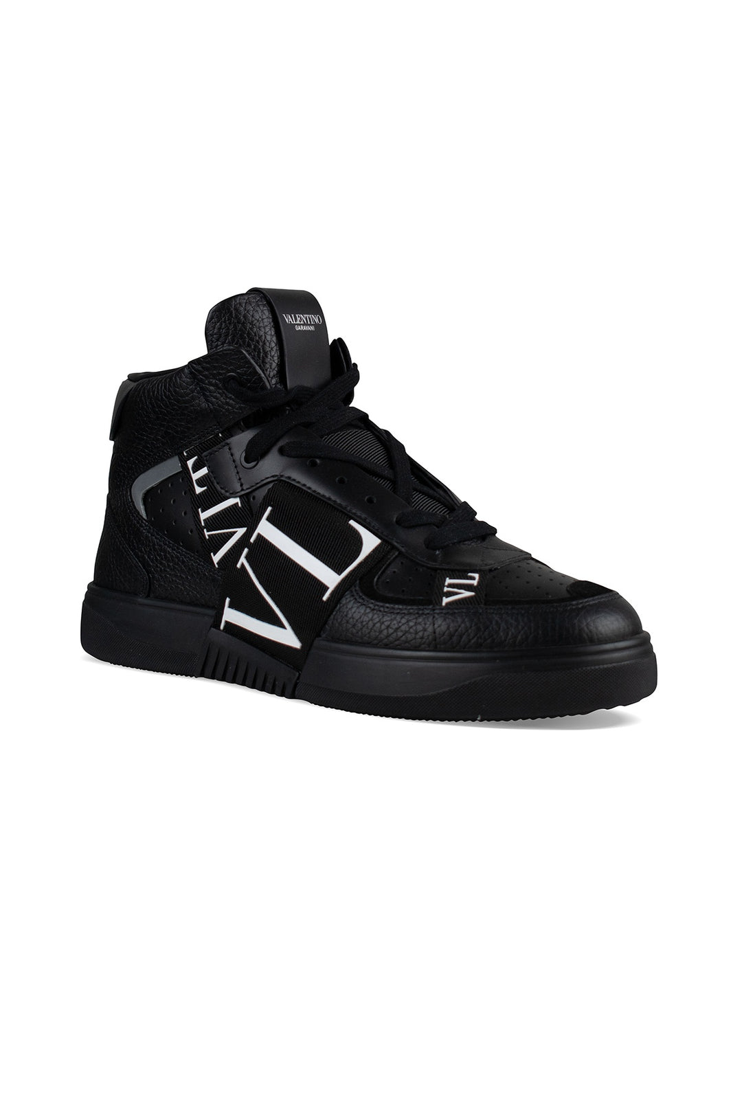 VALENTINO BLACK HIGH SNEAKERS