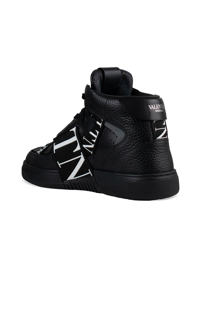 VALENTINO BLACK HIGH SNEAKERS