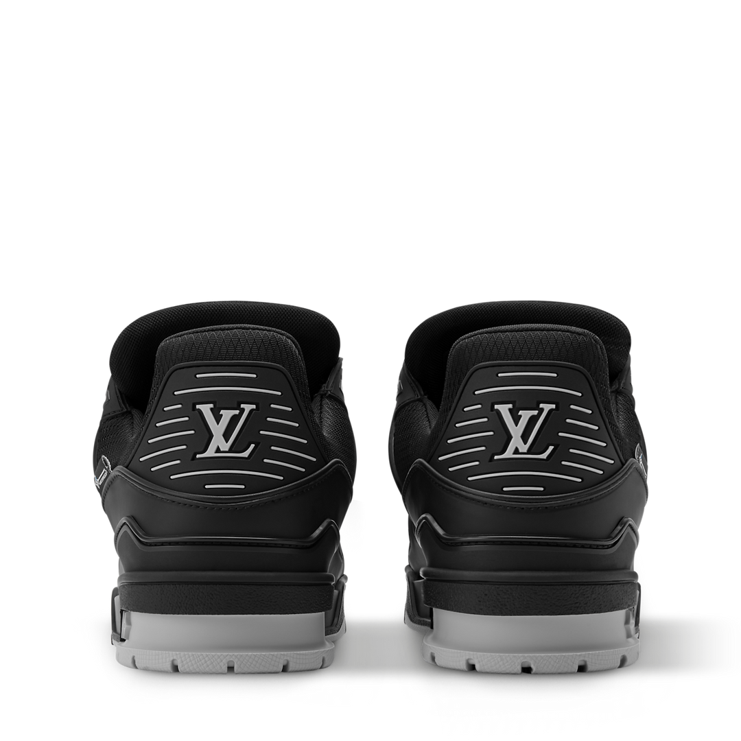 LOUIS VUITTON BLACK & GREY TRAINERS