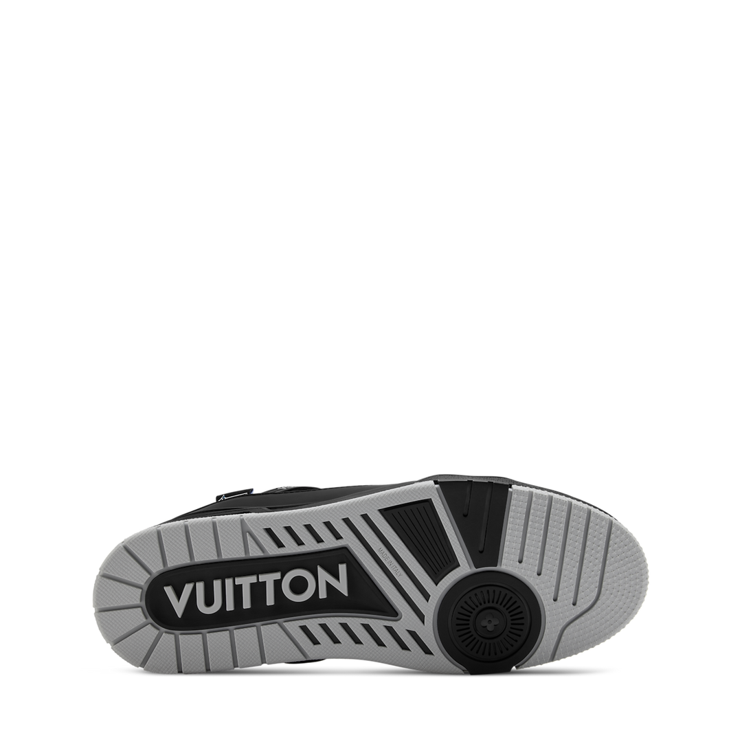 LOUIS VUITTON BLACK & GREY TRAINERS