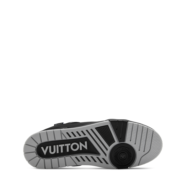 LOUIS VUITTON BLACK & GREY TRAINERS