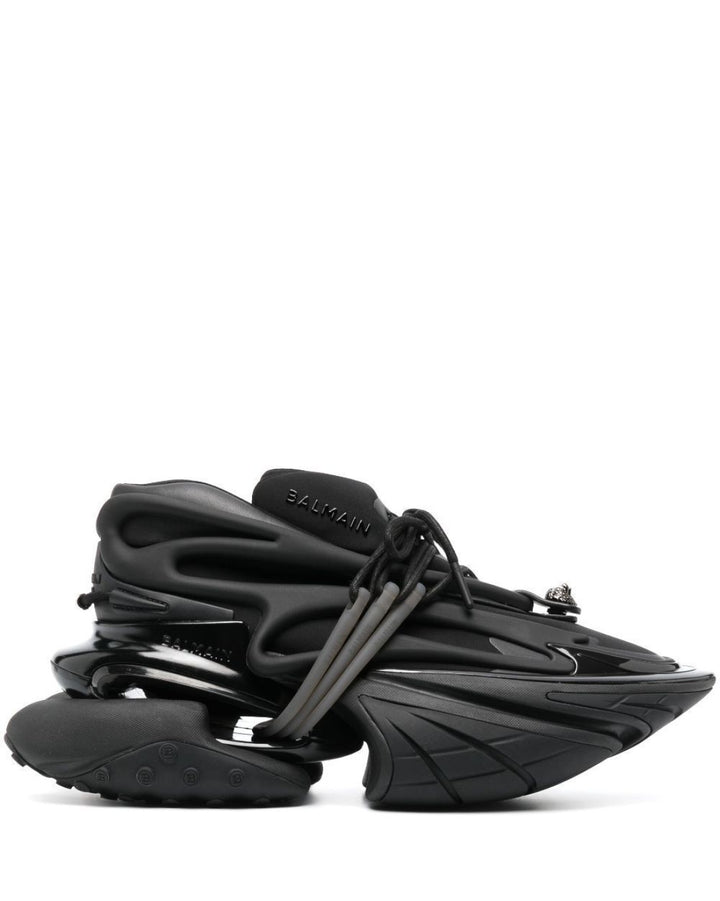 BALMAIN UNICORN BLACK SNEAKERS