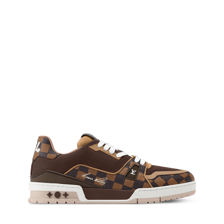 LOUIS VUITTON TRAINERS BROWN MONOGRAM