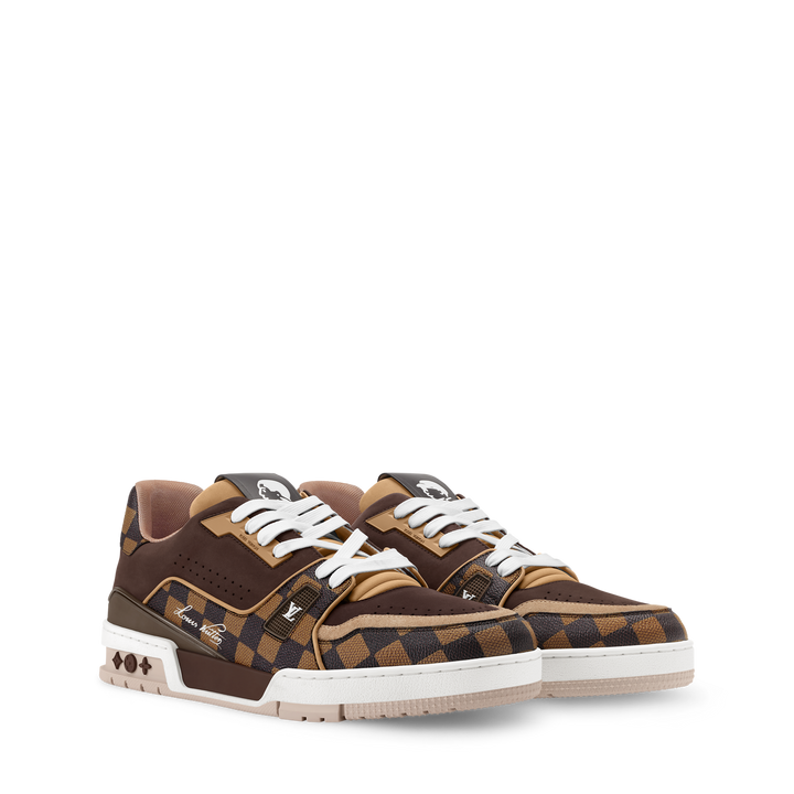 LOUIS VUITTON TRAINERS BROWN MONOGRAM