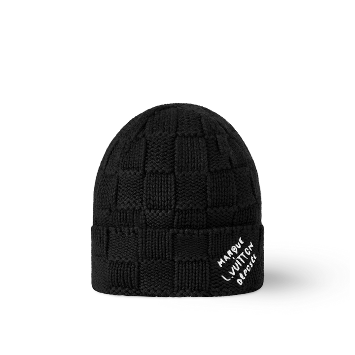 LOUIS VUITTON BLACK BEANIE