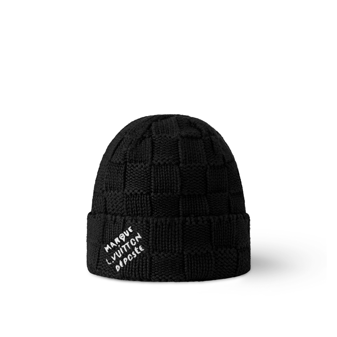 LOUIS VUITTON BLACK BEANIE