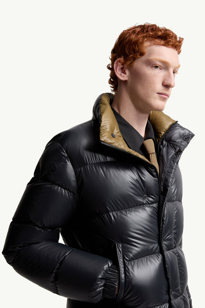 MONCLER NAVY DOWN JACKET PUFFER