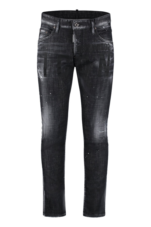 DSQUARED2 JEANS ICON PRINT FULLBLACK