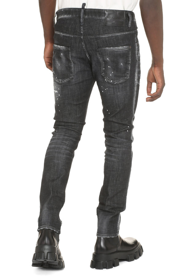 DSQUARED2 JEANS ICON PRINT FULLBLACK