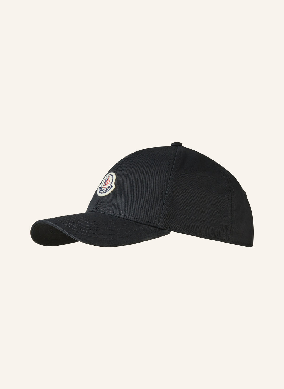 MONCLER MINI LOGO BLACK CAP
