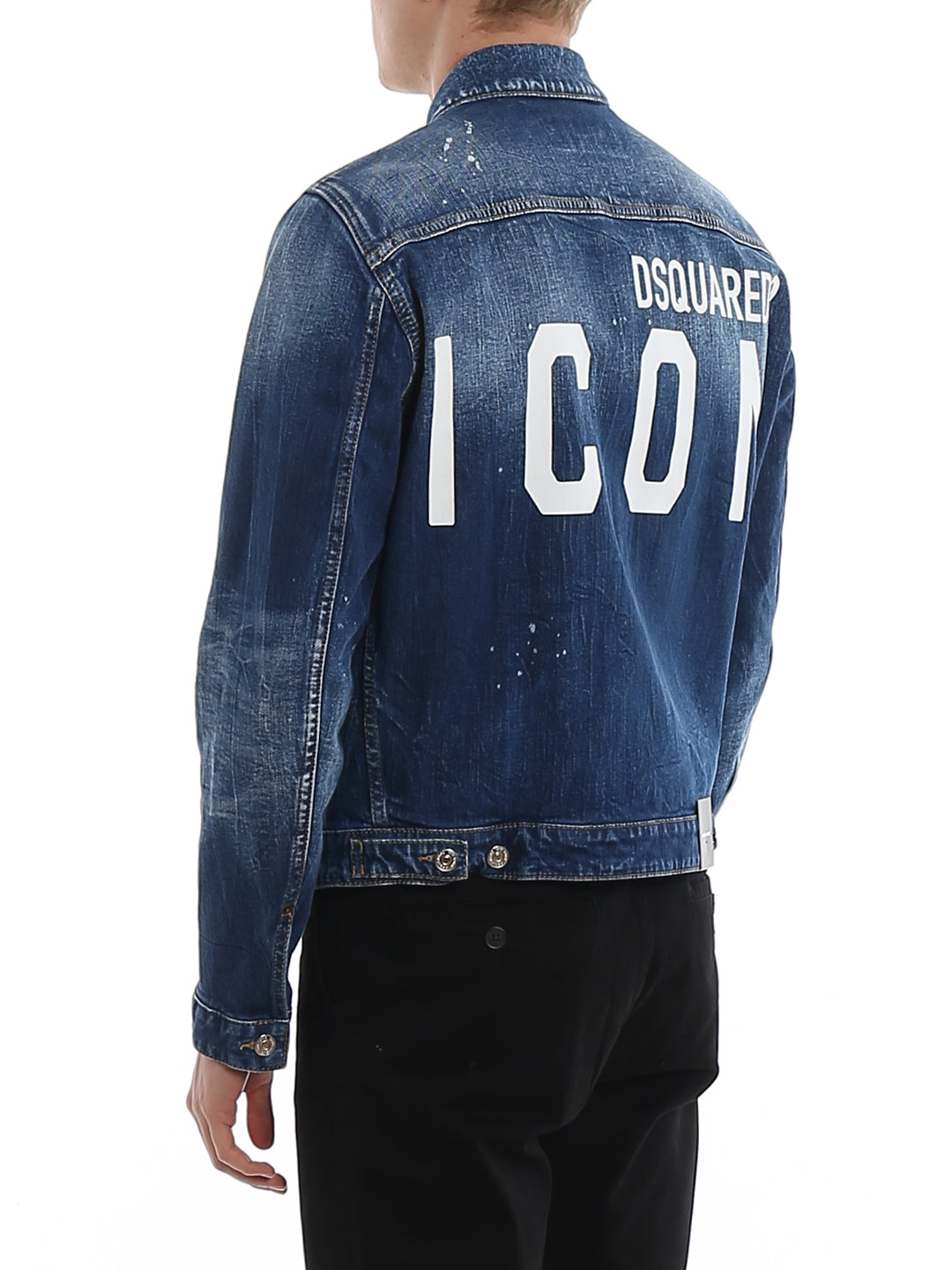 DSQUARED2 DENIM WASHED JACKEY