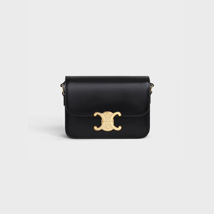 CELINE TEEN TRIOMPHE BAG IN SHINY CALFSKIN