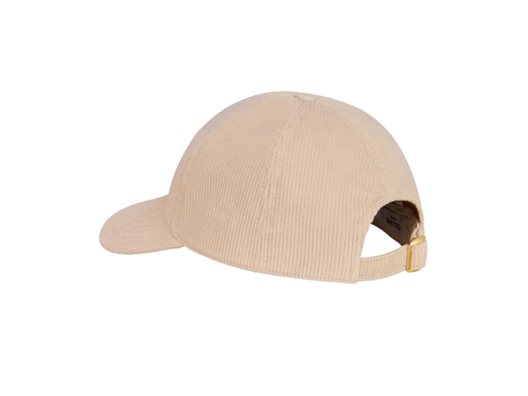 CELINE BEIGE BASEBALL CAP