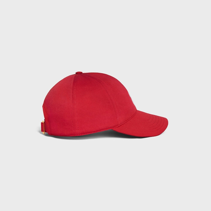 CELINE RED CAP PATCHED