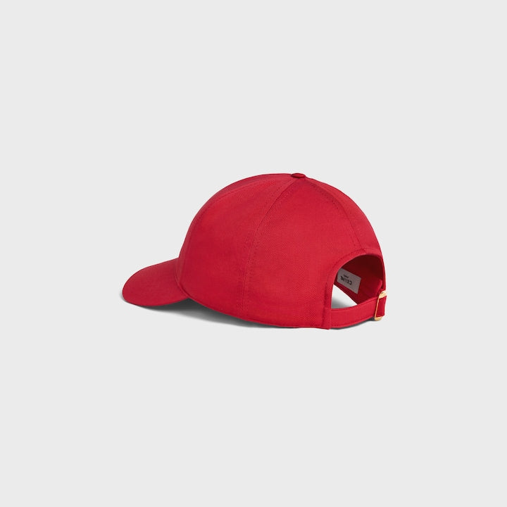 CELINE RED CAP PATCHED