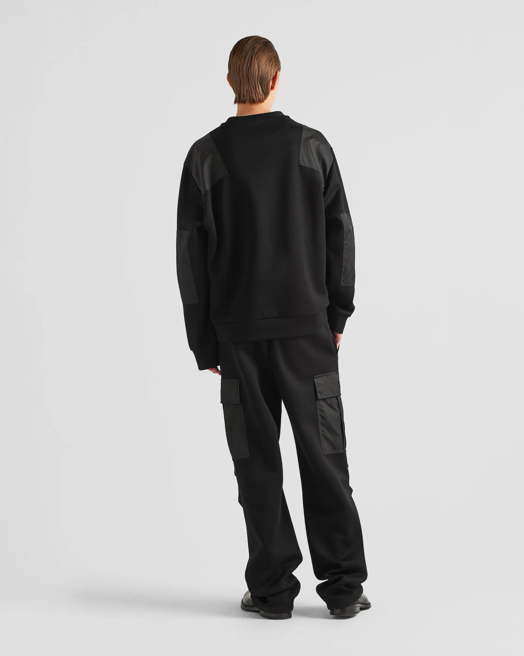 PRADA SWEATSHIRT IN BLACK WITH POCKET