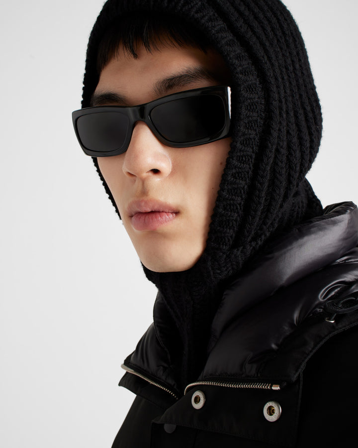 PRADA TECHNICAL WINTER JACKET BLACK