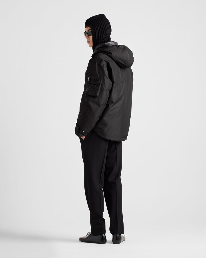 PRADA TECHNICAL WINTER JACKET BLACK