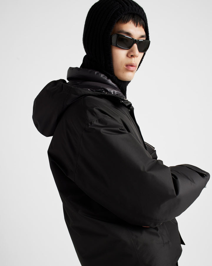 PRADA TECHNICAL WINTER JACKET BLACK