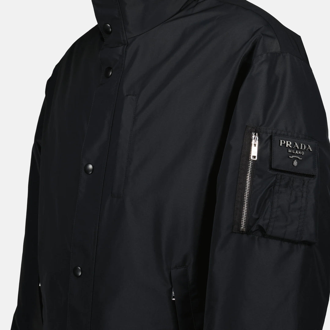 PRADA TECHNICAL WINTER JACKET BLACK