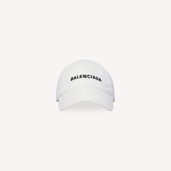 BALENCIAGA WHITE LOGO CAP