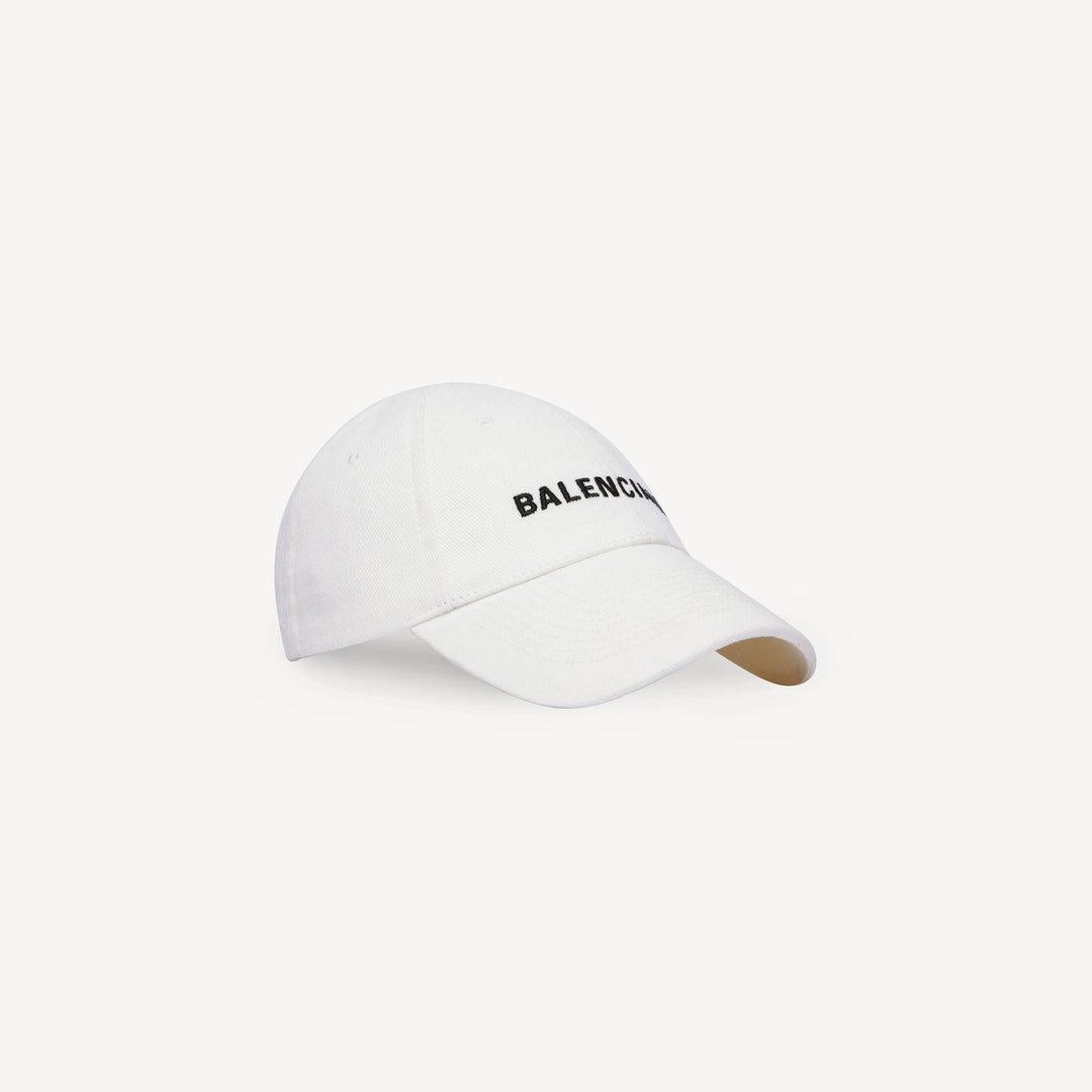 BALENCIAGA WHITE LOGO CAP