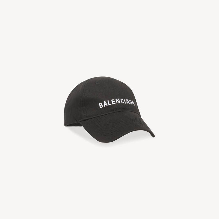 BALENCIAGA BLACK LOGO CAP