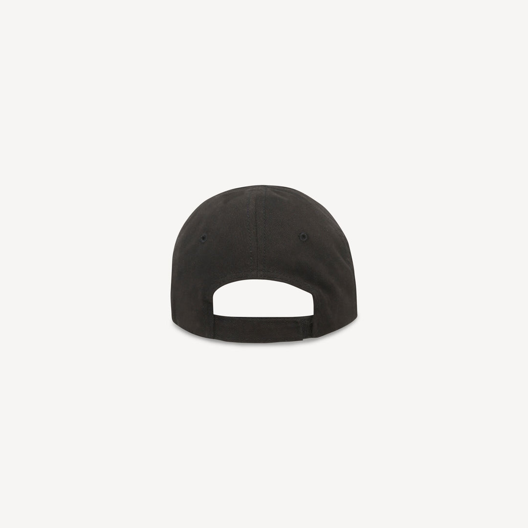 BALENCIAGA BLACK LOGO CAP