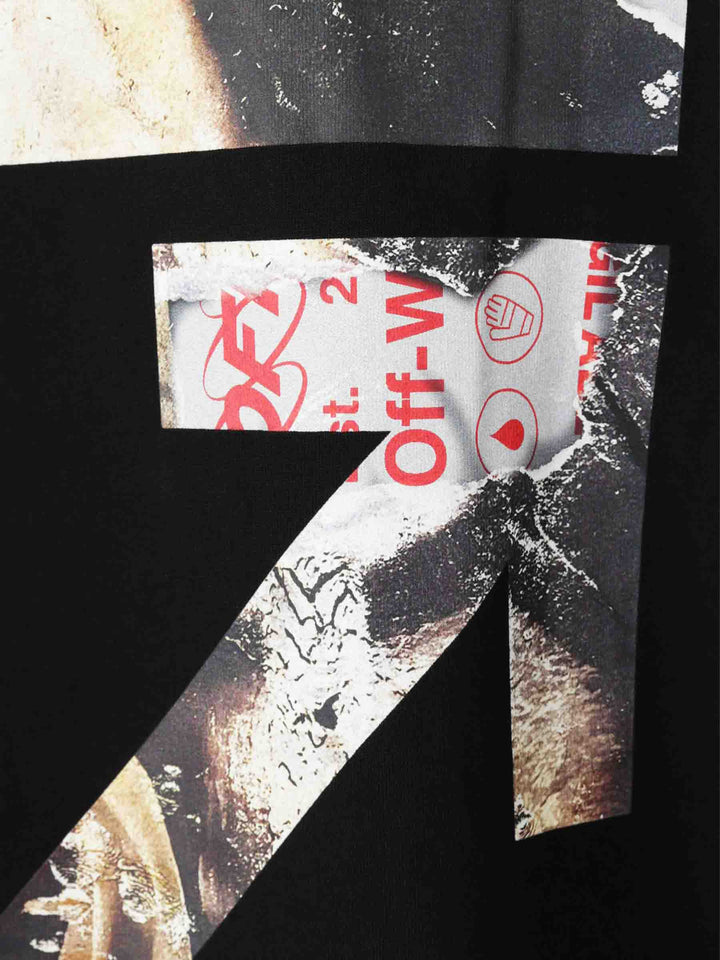 OFF-WHITE ARROW BLACK T-SHIRT