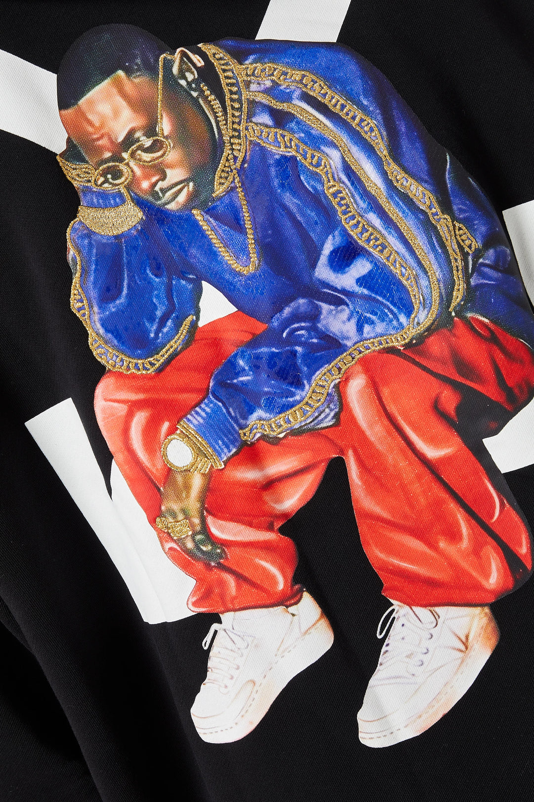 OFF-WHITE GANG BLACK T-SHIRT