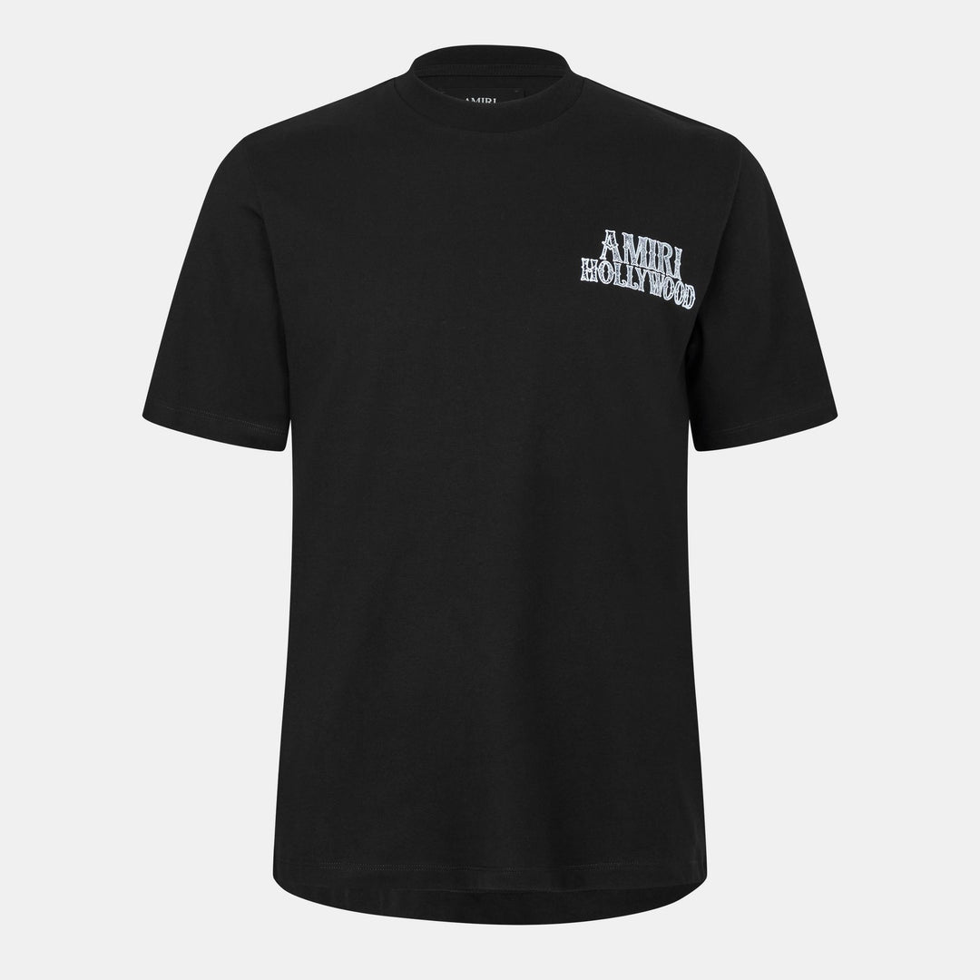 AMIRI HOLLYWOOD BLACK T-SHIRT