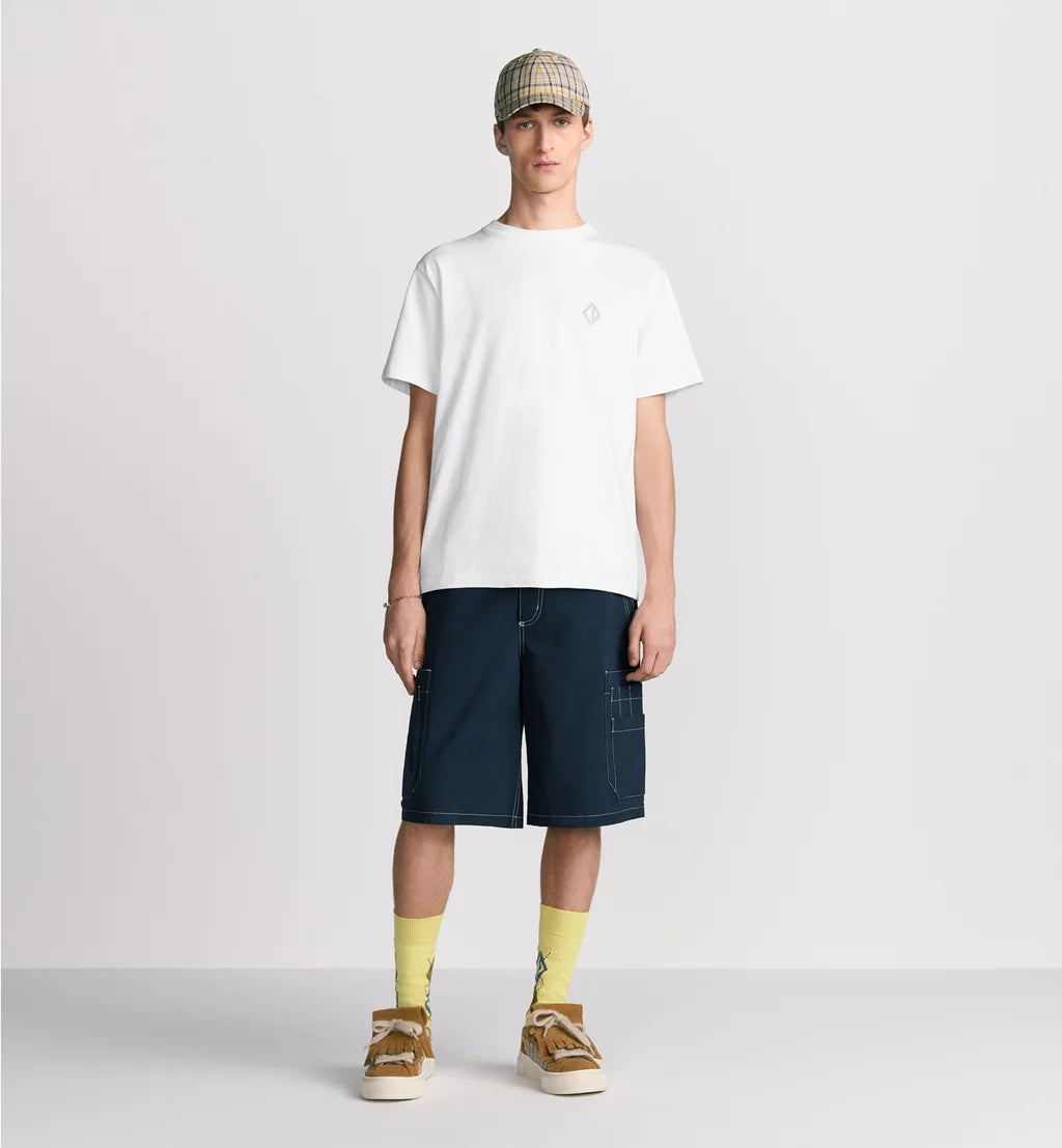 DIOR MINI LOGO REFLECTIVE T-SHIRT